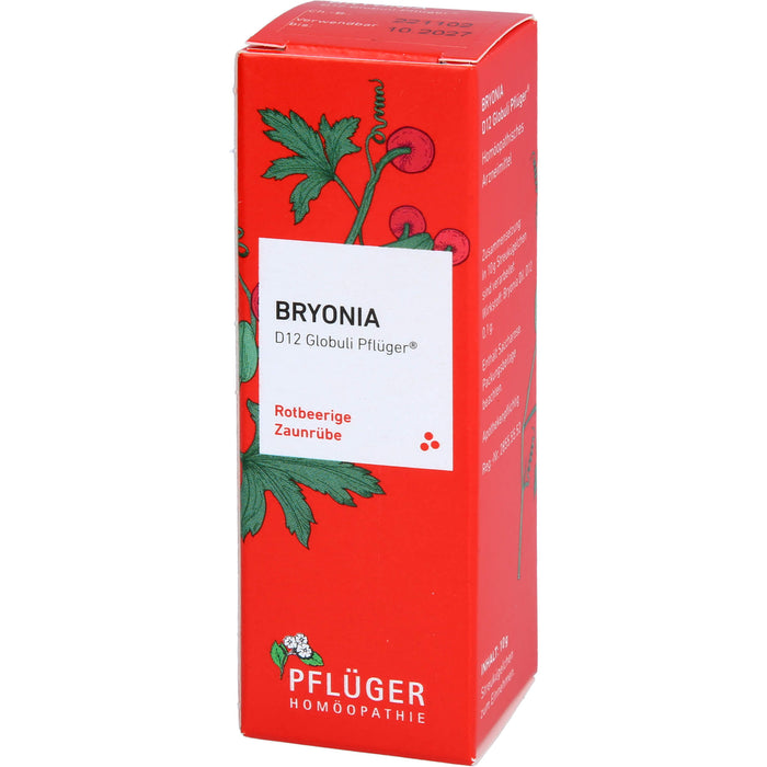 Bryonia D12 Globuli Pflüger Dosierspender, 10 g GLO