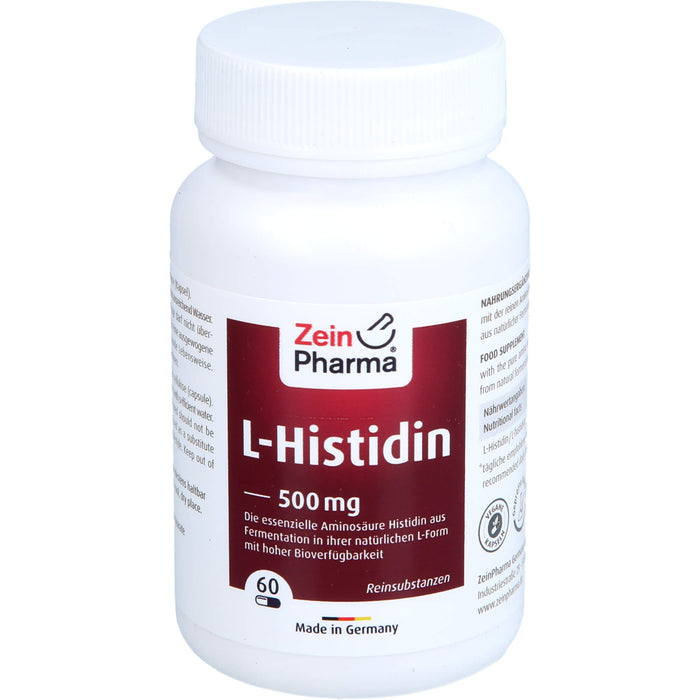 L-Histidin 500 mg Kapseln, 60 St KAP