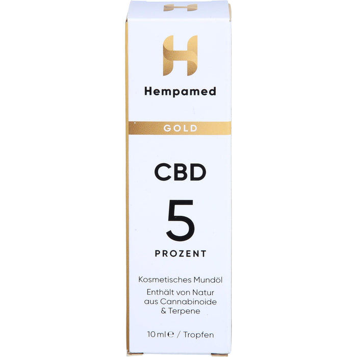 Hempamed CBD Gold Mundöl 5%, 10 ml TRO