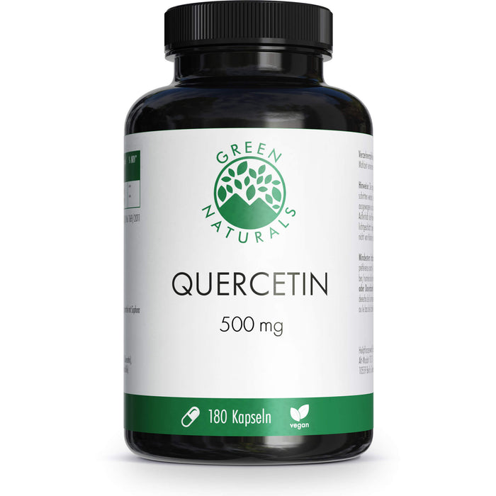 GREEN NATURALS Quercetin 500 mg hochdosiert, 180 St KAP