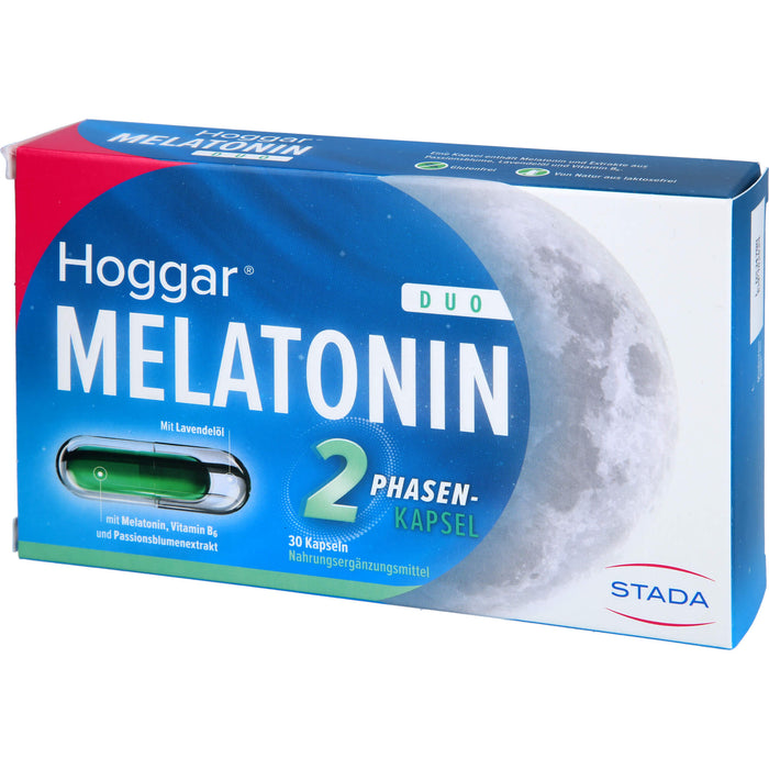 Hoggar Melatonin DUO Einschlaf-Kapseln, 30 St KAP