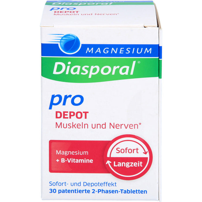 Magnesium-Diasporal Pro Depot Tabletten für  Muskeln und Nerven, 30 pc Tablettes