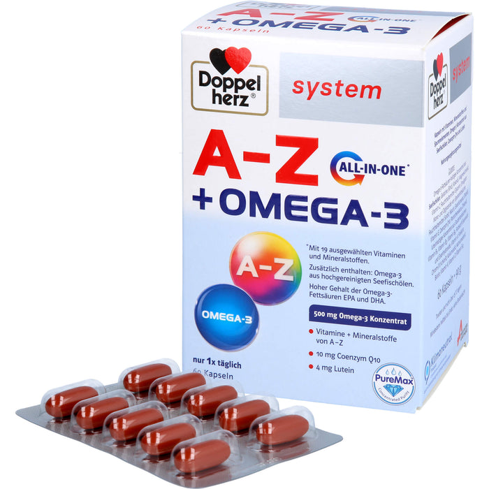 Doppelherz A-z+omega 3 Aio, 60 St KAP