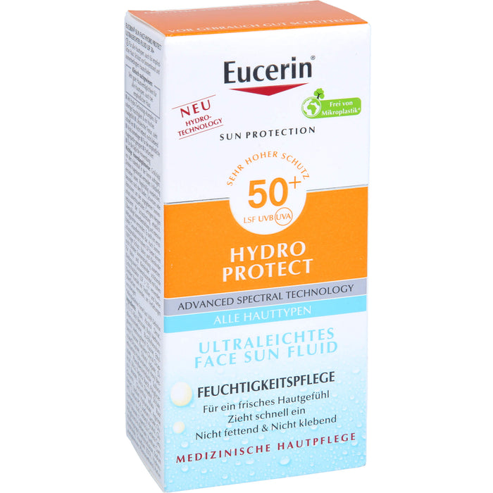 Eucerin Sun Fluid Hydro Protect Face LSF50+, 50 ml CRE