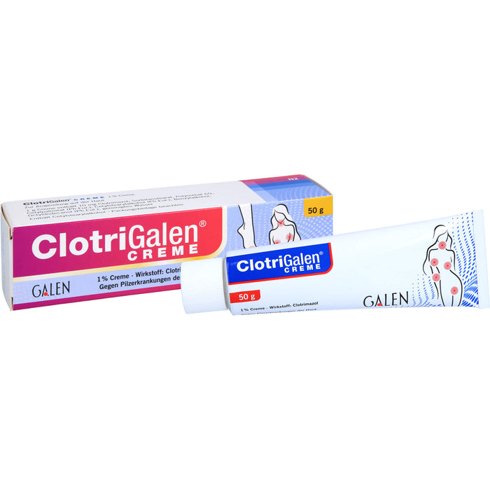 Clotrigalen Creme zur Behandlung von Pilzinfektionen der Haut, 50 g Cream