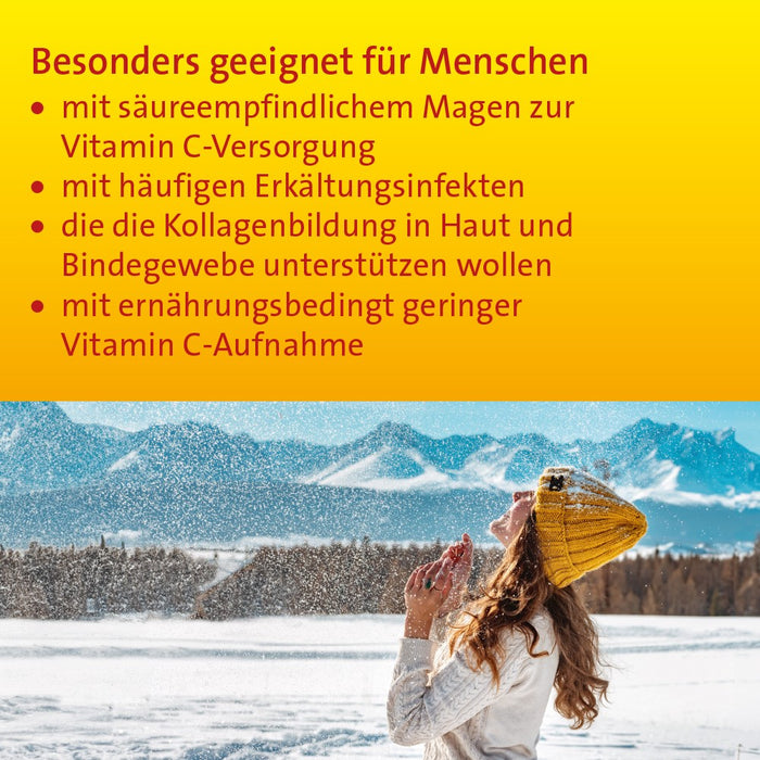 Vitamin C Hevert 500 mg gepuffert als magenfreundliches Multi-Talent für die Gesundheit, 60 St. Kapseln