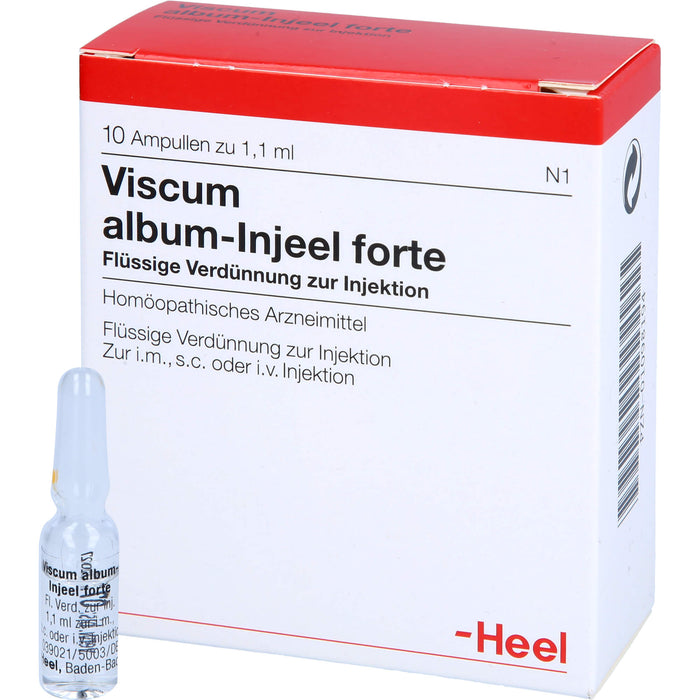 Heel Viscum album-Injeel forte flüssige Verdünnung zur Injektion, 10 pc Ampoules