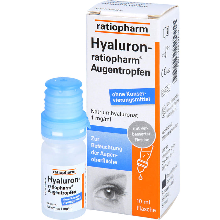 Hyaluron-ratiopharm Augentropfen, 10 ml Solution