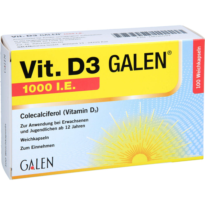 Vit. D3 Galen 1000ie, 100 St WKA