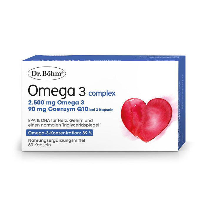 Dr Böhm Omega 3 complex Kapseln, 60 St. Kapseln