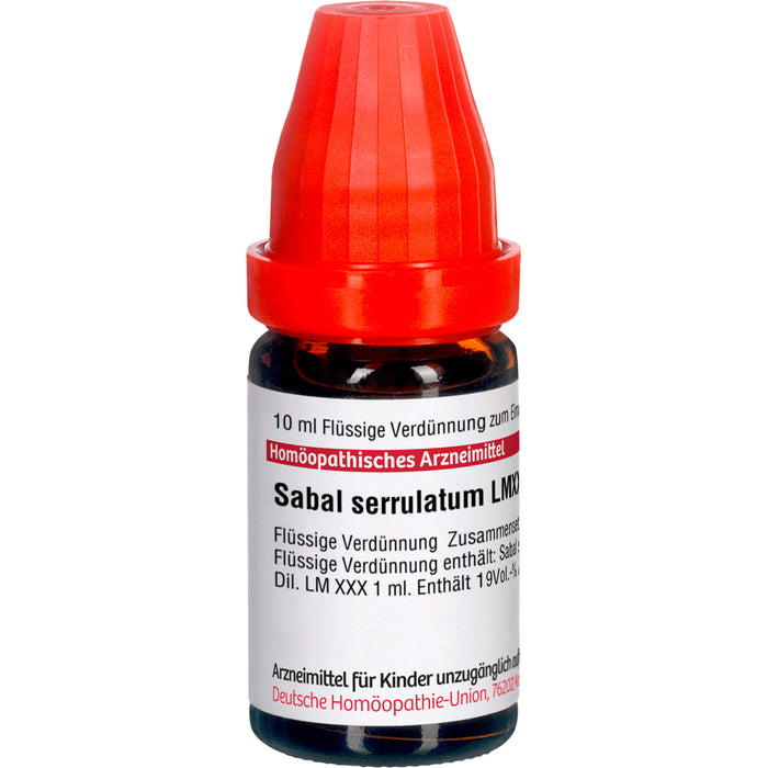 Sabal serrulatum LM XXX Dilution Ind-Fert, 10 ml DIL