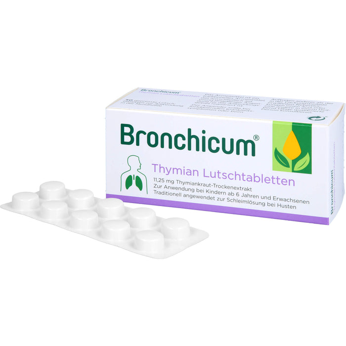 Bronchicum Thymian Lutschtabletten, 50 pcs. Tablets