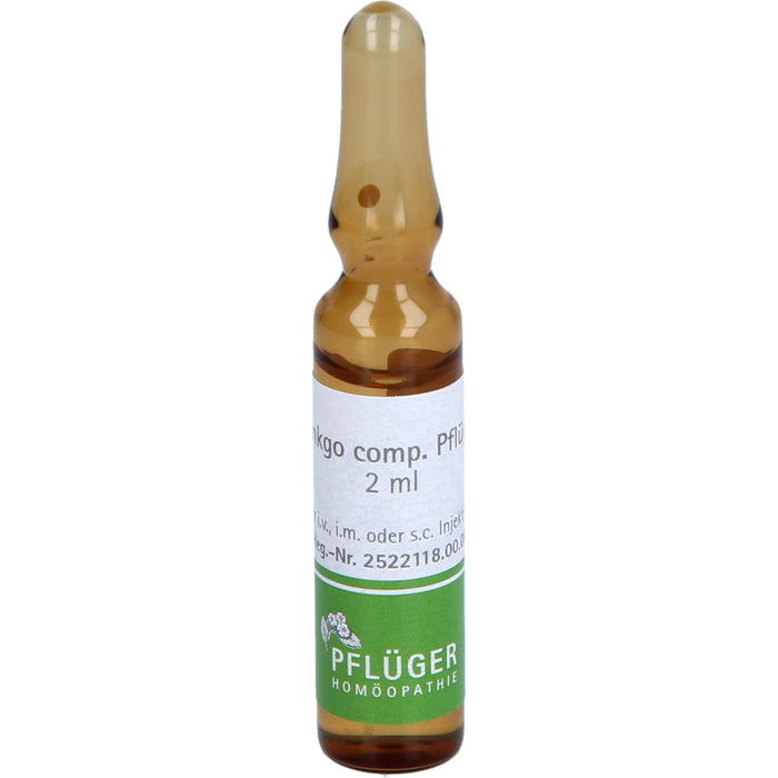 Ginkgo comp. Pflüger Amp., 10 pcs. Ampoules