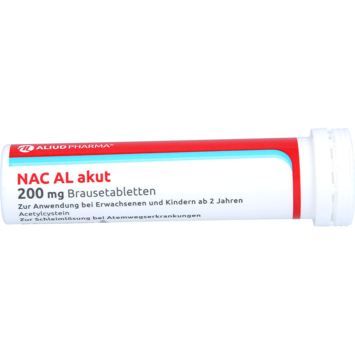 NAC AL akut 200 mg Brausetabletten zur Schleimlösung, 20 St. Tabletten