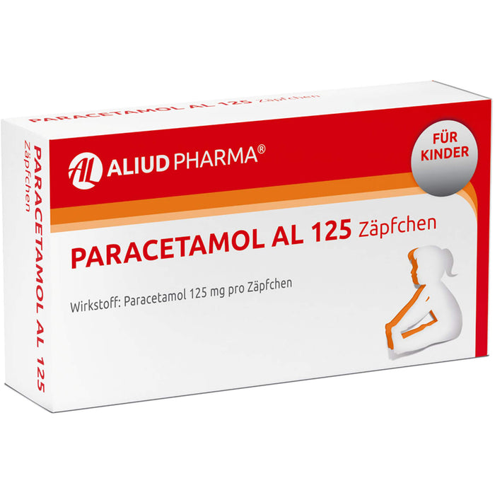 Paracetamol AL 125 Zäpfchen, 10 St. Zäpfchen