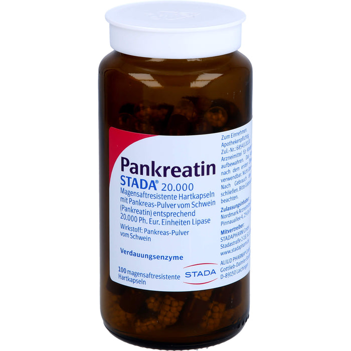 PANKREATIN STADA 20.000 Hartkapseln Verdauungsenzyme, 200 pcs. Capsules