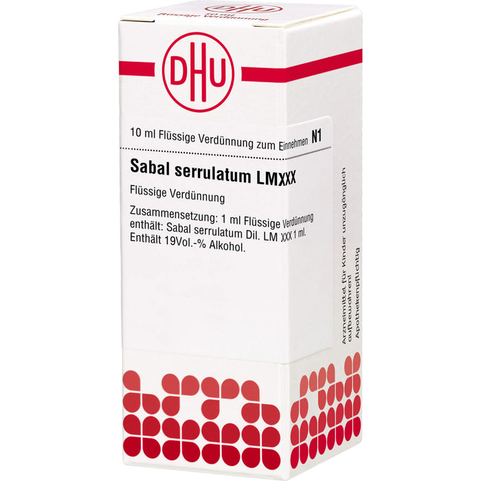 Sabal serrulatum LM XXX Dilution Ind-Fert, 10 ml DIL