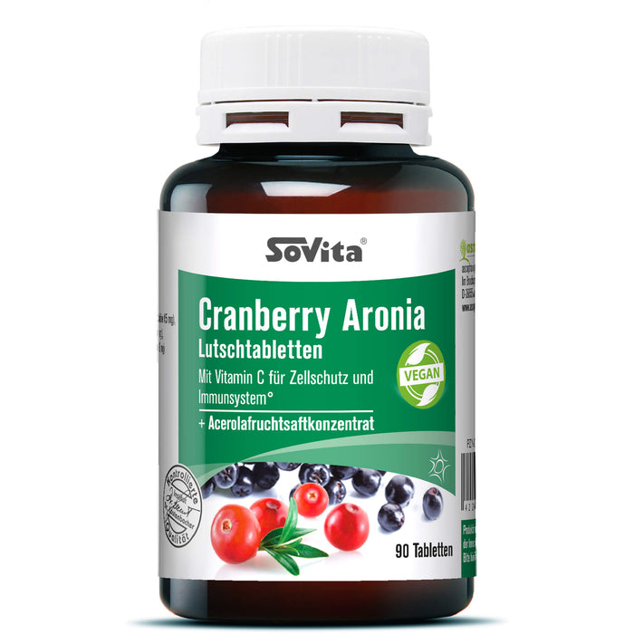 Sovita care Cranberry Aronia Lutschtabletten, 90 St LUT