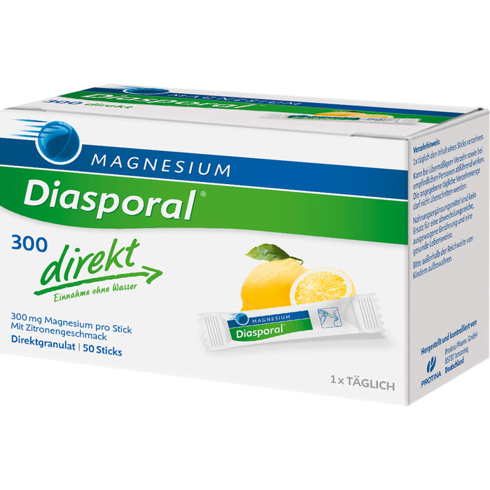 Diasporal 300 direkt Magnesium Granulat Sticks, 50 pcs. Sachets