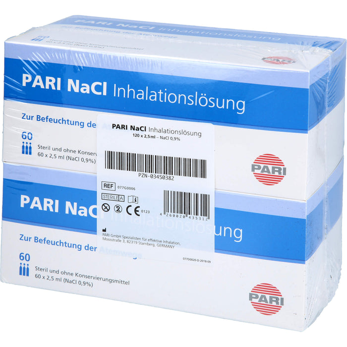 Pari-NaCl Inhalationslösung Ampullen, 120 pc Ampoules