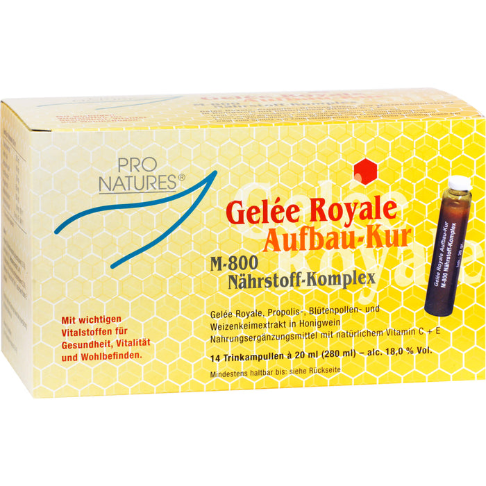 Pro Natures Gelée Royale Aufbau-Kur Trinkampullen, 14 pc Ampoules