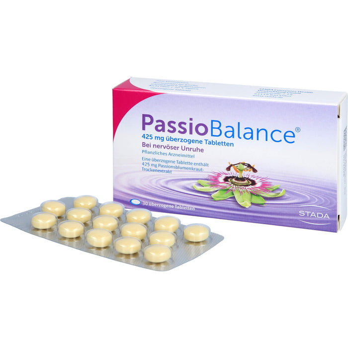 PassioBalance Tabletten bei nervöser Unruhe, 30 pc Tablettes