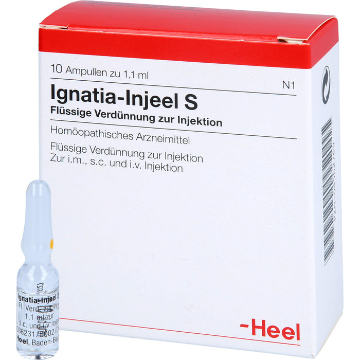 Heel Ignatia-Injeel S flüssige Verdünnung, 10 pcs. Ampoules