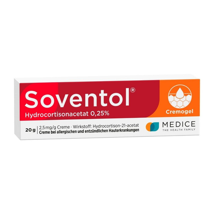 Soventol HydroCortisonAcetat 0,25 % Creme, 20 g Cream