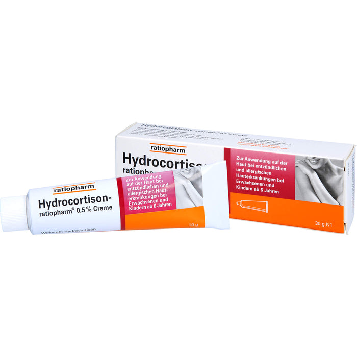 Hydrocortison-ratiopharm 0,5 % Creme, 30 g Crème