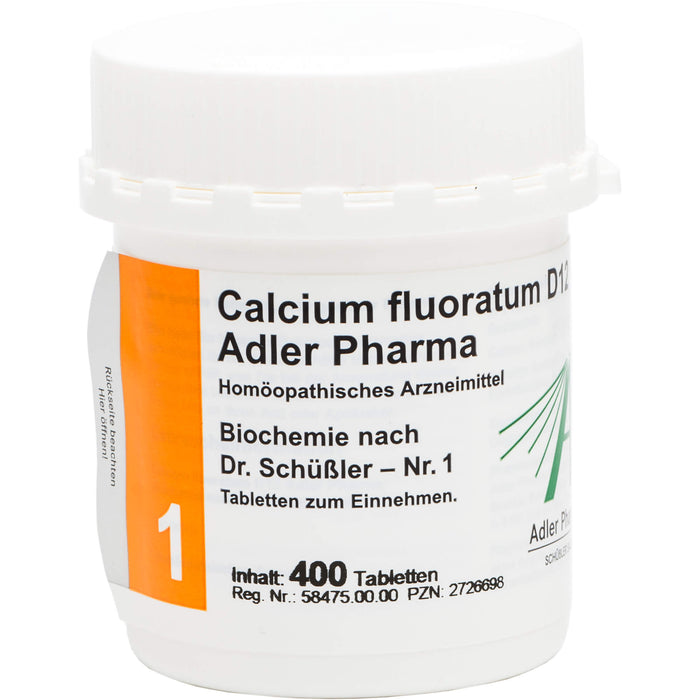 Calcium fluoratum D12 Adler Pharma Tabletten, 400 St. Tabletten