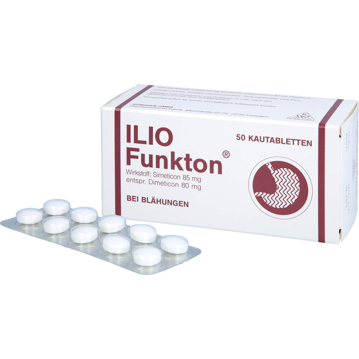 ROBUGEN Ilio-Funkton Kautabletten bei Blähungen, 50 pc Tablettes