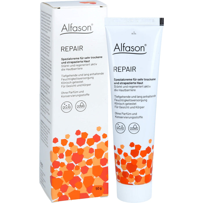 Alfason Repair Creme für trockene Haut, 50 g Crème