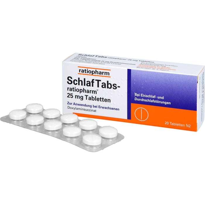 SchlafTabs-ratiopharm, 20 pc Tablettes