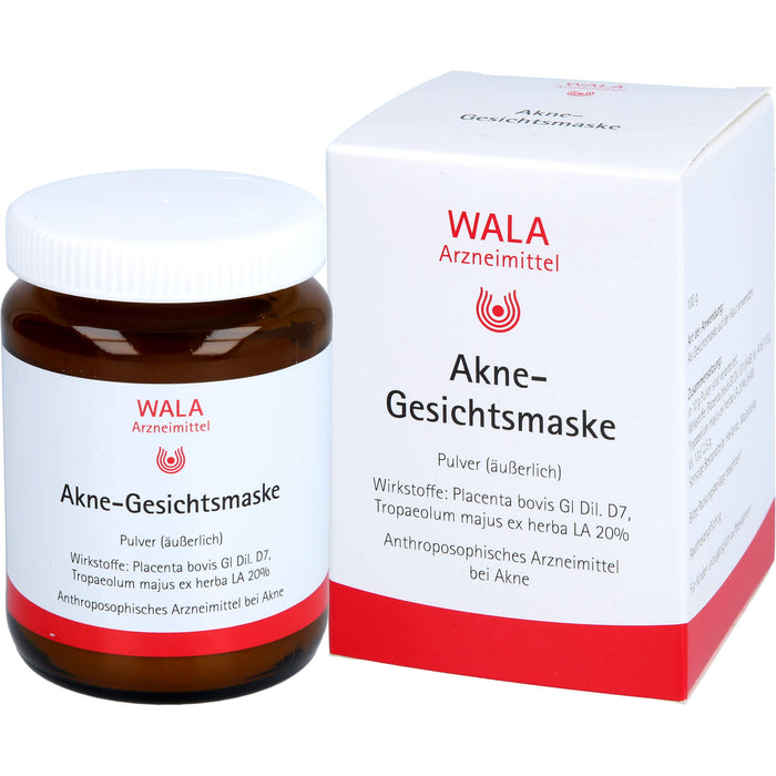 WALA Akne-Gesichtsmaske Pulver, 100 g Pulver