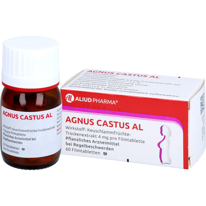 Agnus castus AL Filmtabletten bei Regelbeschwerden, 60 pcs. Tablets