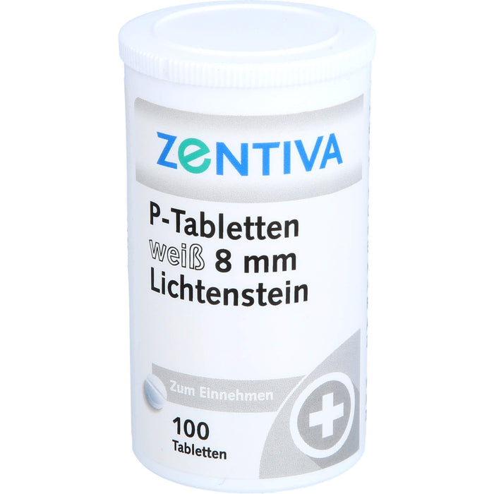 Lichtenstein P-Tabletten weiß 8 mm, 100 pcs. Tablets