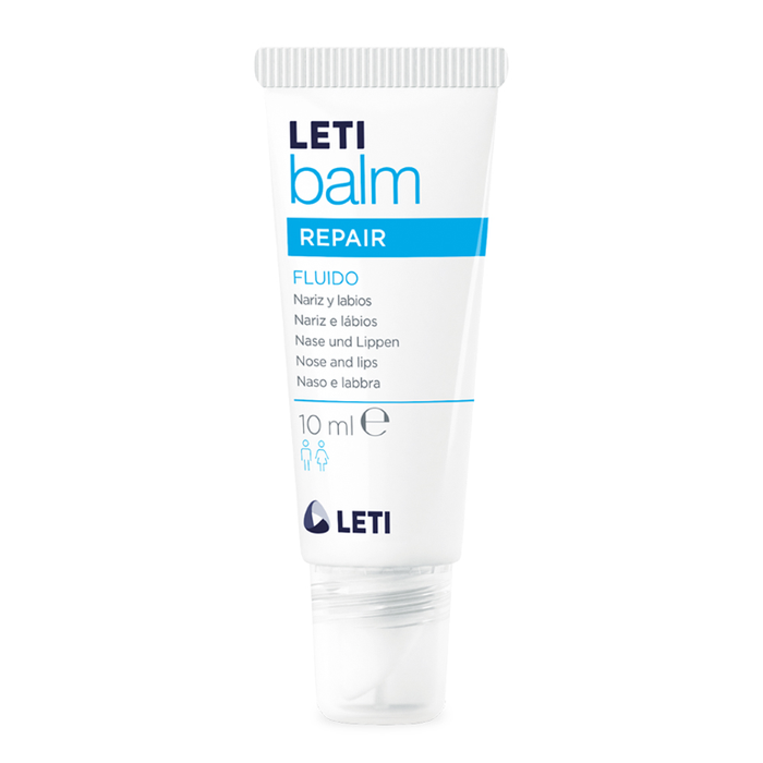 LETI balm Fluido - Feuchtigkeitsspendender Nasen- und Lippenbalsam bei sehr trockener oder strapazierter Haut, 10 ml Lösung