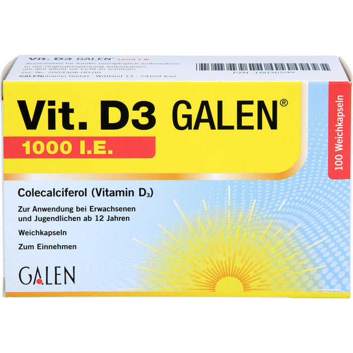 Vit. D3 Galen 1000ie, 100 St WKA