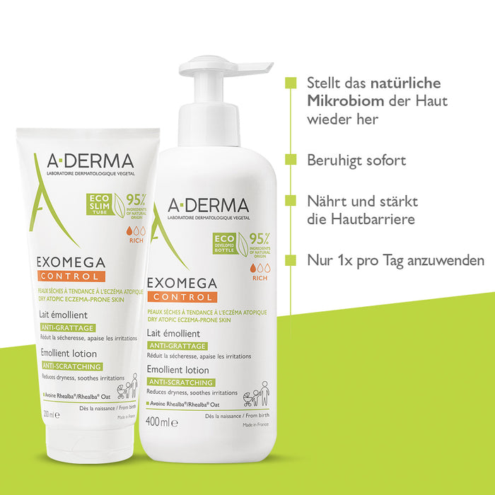 A-DERMA EXOMEGA CONTROL Creme rückfettend, 200 ml Creme