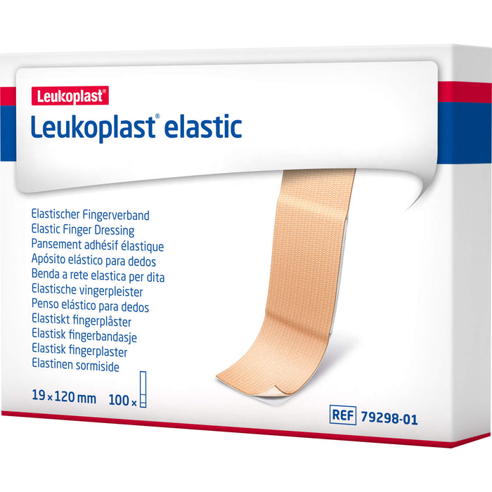 Leukoplast Elastic Fingerstrips 19 x 120mm, 100 St PFL