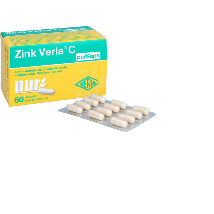 Zink Verla C purKaps Kapseln, 60 pcs. Capsules