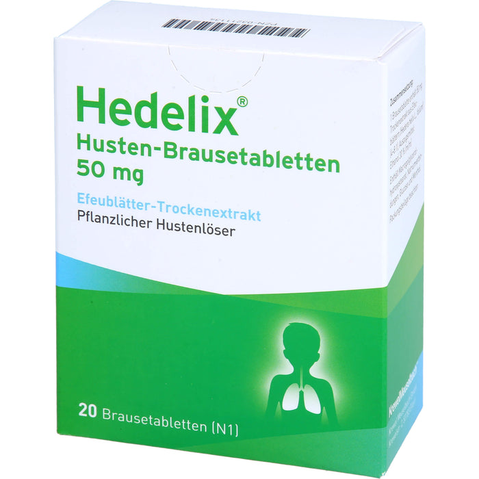 Hedelix Husten-Brausetabletten, 20 pc Tablettes