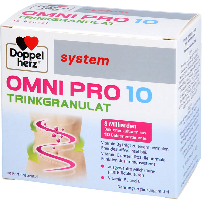 Doppelherz system OMNI PRO 10 Trinkgranulat, 20 St. Granulat