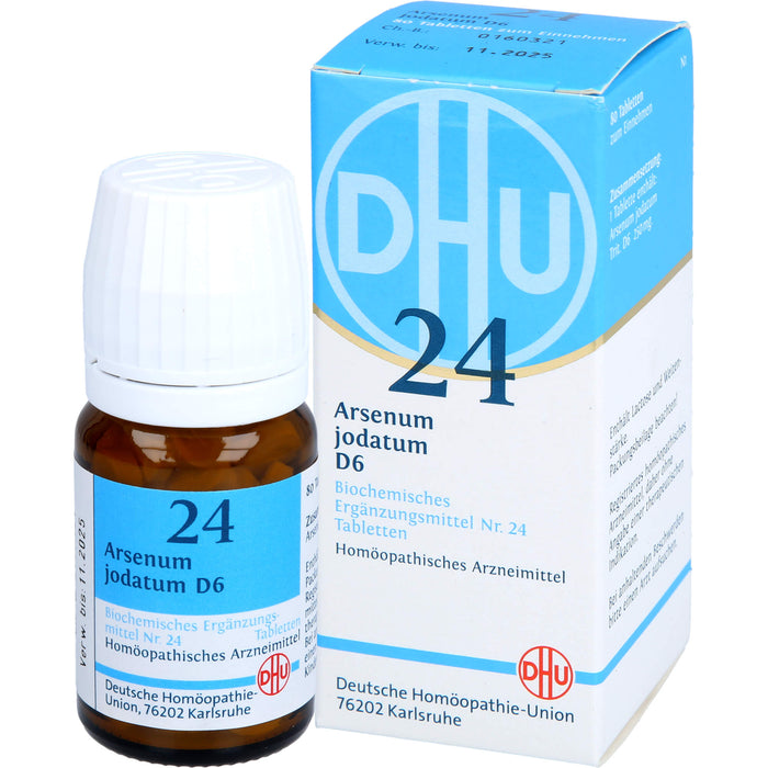 DHU Schüßler-Salz Nr. 24 Arsenum jodatum D6 Tabletten, 80 pcs. Tablets