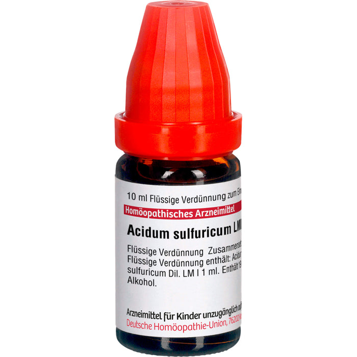 Acidum sulfuricum LM I Dilution Ind-Fert, 10 ml DIL