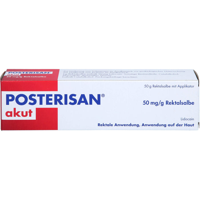 Posterisan akut 50 mg/g Rektalsalbe, 50 g SAL