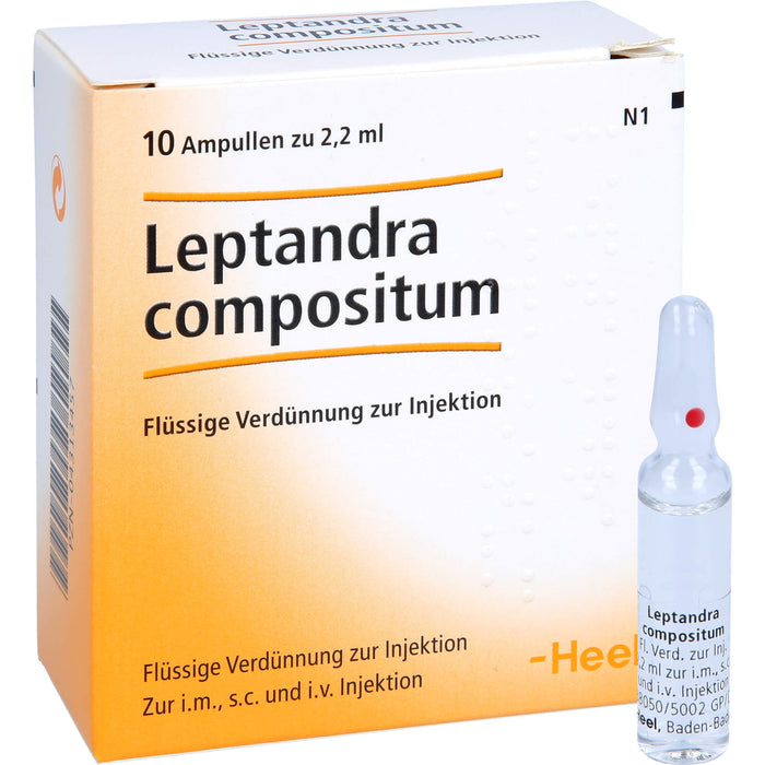 Leptandra compositum Inj.-Lsg., 10 pcs. Ampoules