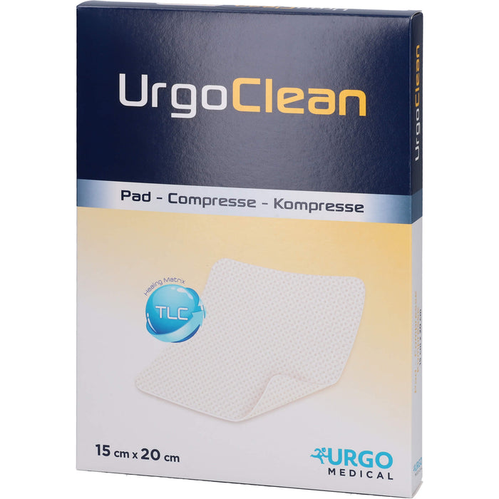 UrgoClean Kompresse mit sanft haftender TLC-Matrix, 10 St KOM