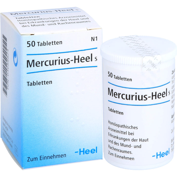 Mercurius-Heel S Tabletten bei Erkrankungen der Haut und des Mund- und Rachenraumes, 50 St. Tabletten