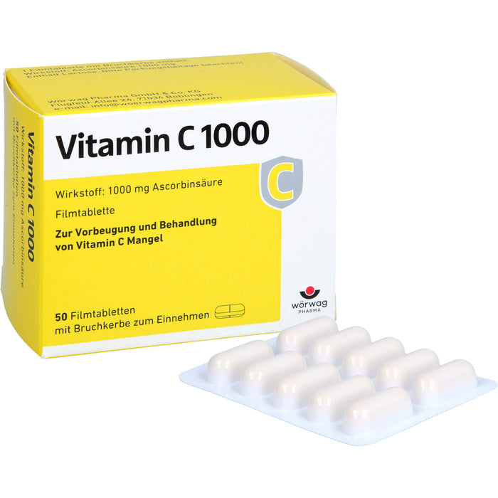 Vitamin C 1000 Wörwag Pharma, 50 St. Tabletten